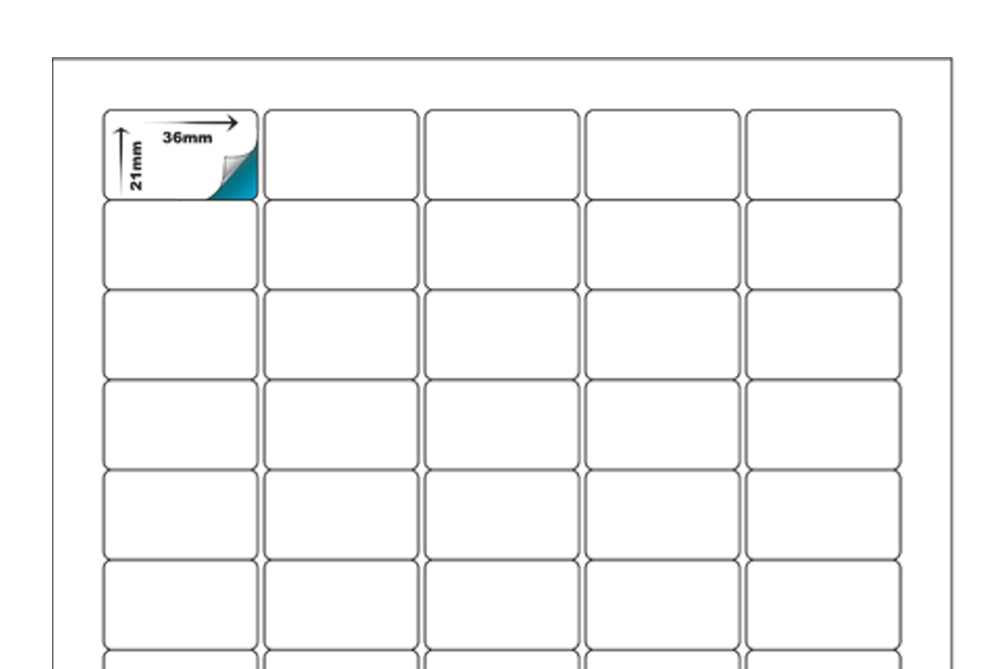 Premium Pre-Cut & Self-Adhesive Labels for Inkjet,Laser & Copier A4 Size - 65 UP-100 Sheets ME-311