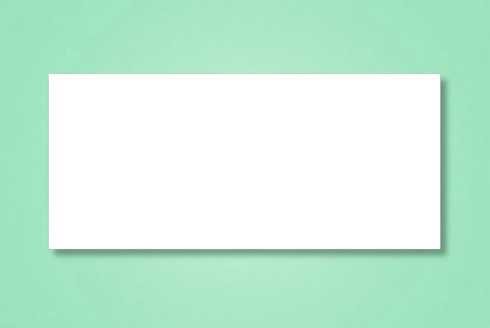 # 10 White 100 GSM Plain Envelope Size : 241x108mm (9.5 x 4.25 Inches) Pack of 100 ME-435