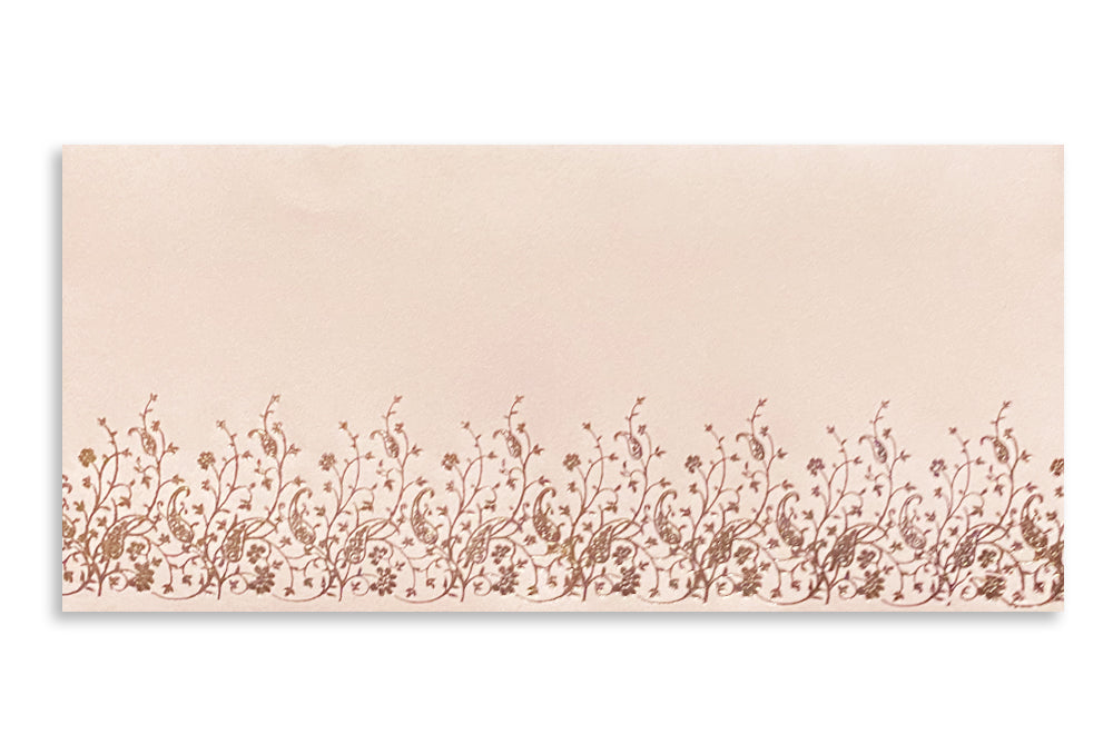 Pastel Colour Gold Foil Border Gift Envelope Size : 7x3.25 Inches Pack of 25 Envelope ME-00668
