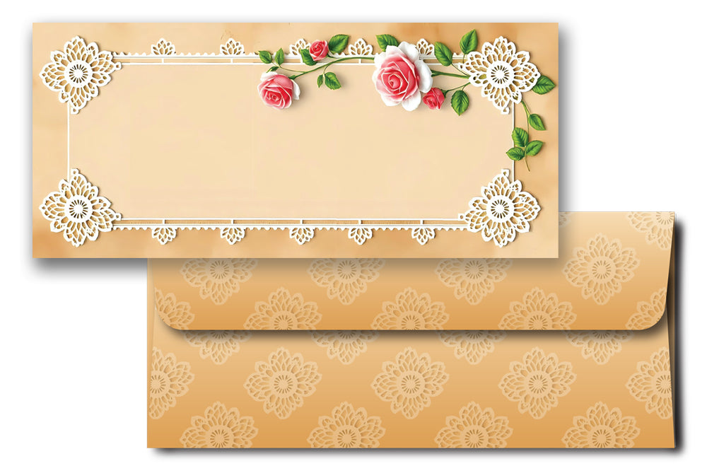 Digital Prints Gift Envelope Size : 7.25 x 3.25 Inch Pack of 10 Envelope ME-01037
