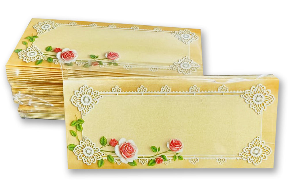 Digital Prints Gift Envelope Size : 7.25 x 3.25 Inch Pack of 10 Envelope ME-01037