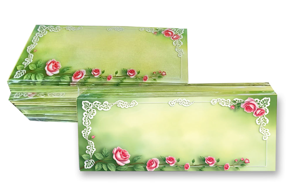 Digital Prints Gift Envelope Size : 7.25 x 3.25 Inch Pack of 10 Envelope ME-01038
