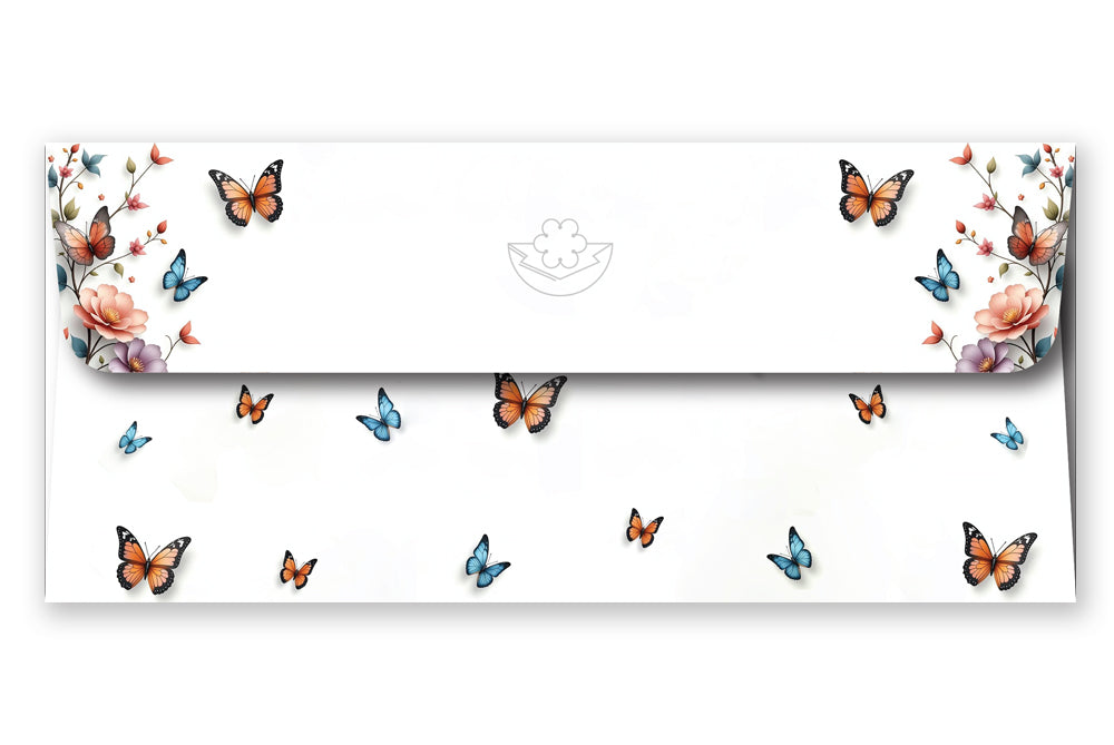 Digital Prints Gift Envelope Size : 7.25 x 3.25 Inch Pack of 10 Envelope ME-01050