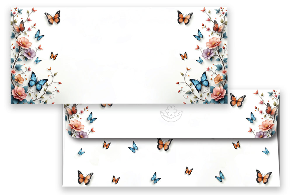Digital Prints Gift Envelope Size : 7.25 x 3.25 Inch Pack of 10 Envelope ME-01050