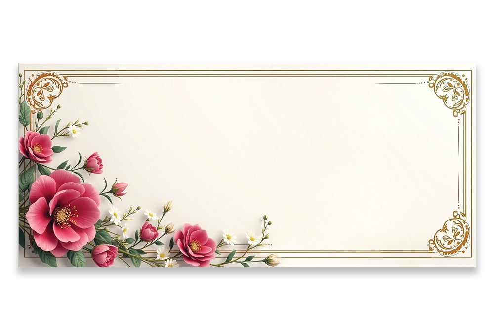 Digital Prints Gift Envelope Size : 7.25 x 3.25 Inch Pack of 10 Envelope ME-01056