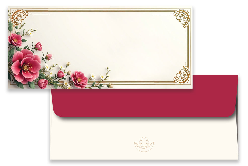 Digital Prints Gift Envelope Size : 7.25 x 3.25 Inch Pack of 10 Envelope ME-01056