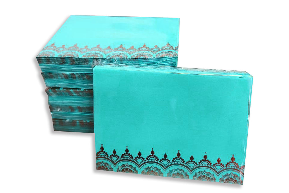 Turquoise Blue Gift Envelope Size : 4.5 x 3.25 Inches Pack of 25 Envelope ME-01067