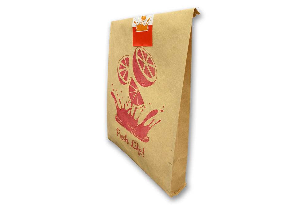 Food Grade Paper Bag Kraft Size : 9.75 L x 1.5 W x 14 H Pack of 100 Bags ME-283