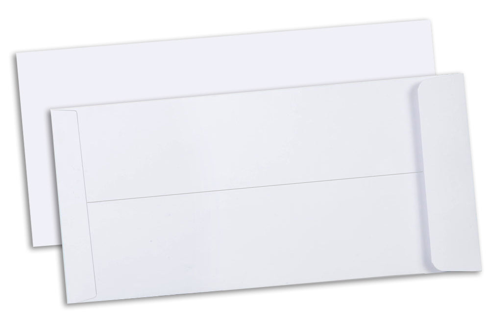 # 10 White 100 GSM Plain Envelope Size : 241x108mm (9.5 x 4.25 Inches) Pack of 100 ME-435