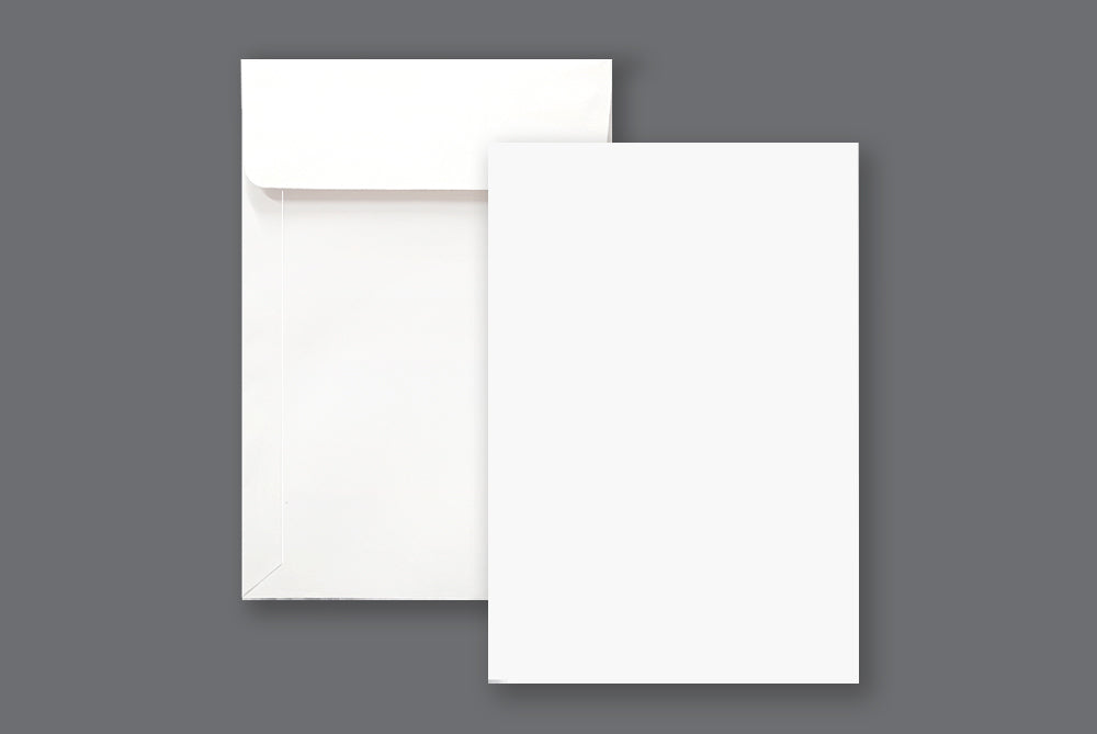 Light Cream 23.49 x 16.19cm (9.25" x 6.375") VERTICAL Natural Shade 120 GSM Thick Pack of 50 Envelope SKU : ME-414