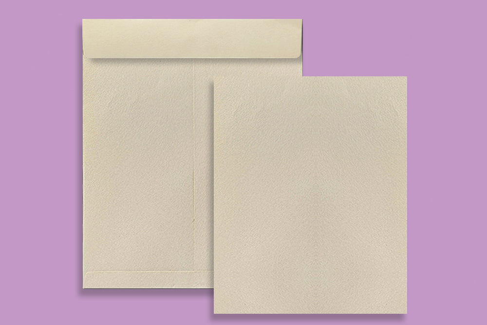 Size : 12" x 10" Premium Textured 130 GSM Envelope ME-428 Pack of 50 Envelope