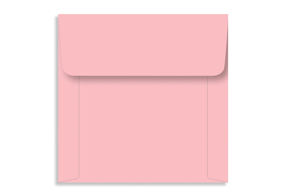 Rose Pink 13.97 x 13.97cm (5.5" x 5.5") Square 120 GSM Thick Pack of 50 Envelope SKU : ME-460