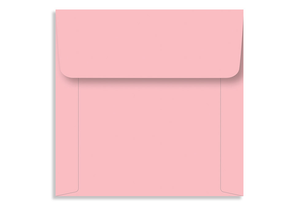 Rose Pink 15.24 x 15.24cm (6" x 6") 120 GSM Thick Pack of 50 Envelope SKU : ME-461
