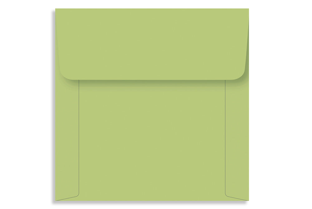 Lemon Green 16.51 x 16.51cm (6.5" x 6.5") Square 120 GSM Thick Pack of 50 Envelope SKU : ME-483