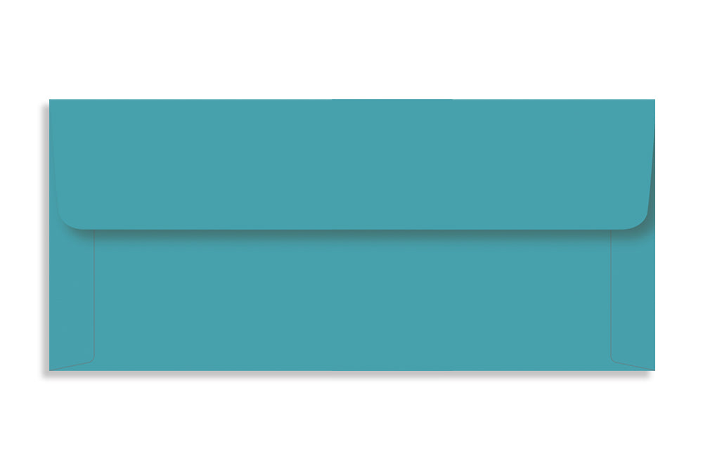 Turquoise Blue 15.8 x 7 cm (6.25" x 2.70") 120 GSM Thick Pack of 50 Envelope SKU : ME-593