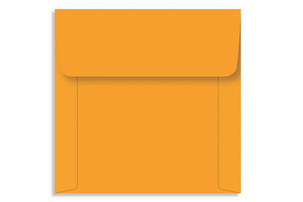 Yellow Gold 15.24 x 15.24cm (6" x 6") 120 GSM Thick Pack of 50 Envelope SKU : ME-541