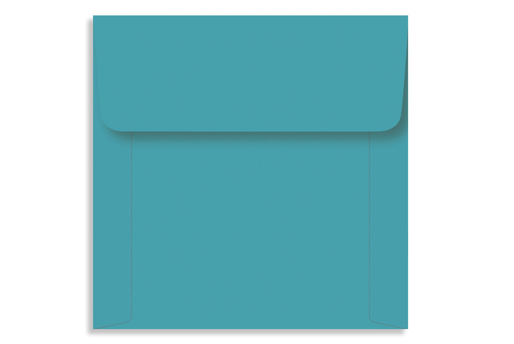 Turquoise Blue 15.24 x 15.24cm (6" x 6") 120 GSM Thick Pack of 50 Envelope SKU : ME-581