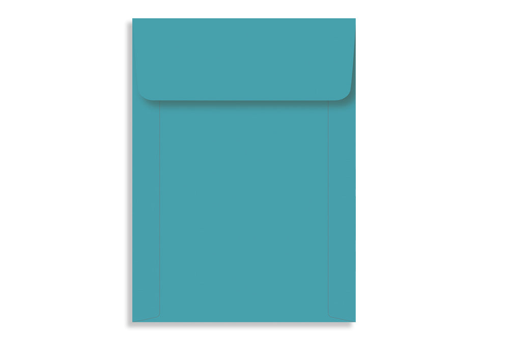 Turquoise Blue 19.05 x 13.97cm (7.5" x 5.5") VERTICAL 120 GSM Thick Pack of 50 Envelope SKU : ME-587