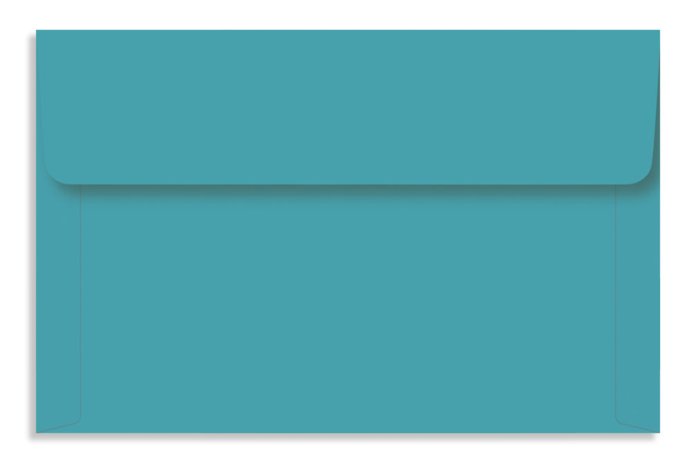 Turquoise Blue 21.59 x 13.97 cm ( 8.5" x 5.5") 120 GSM Thick Pack of 50 Envelope SKU : ME-595