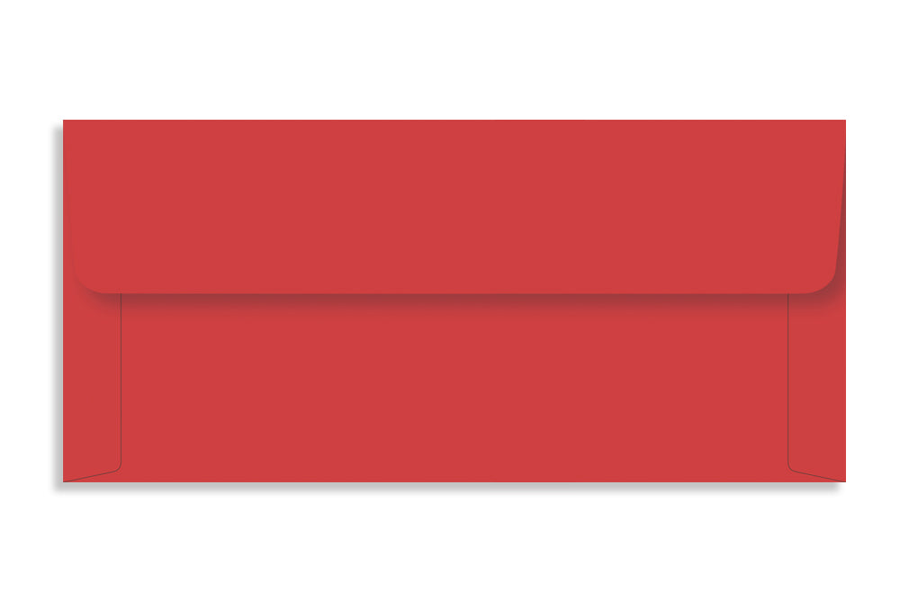 Real Red 17.75 x 8.2 cm (7" x 3.250") 120 GSM Thick Pack of 50 Envelope SKU : ME-598