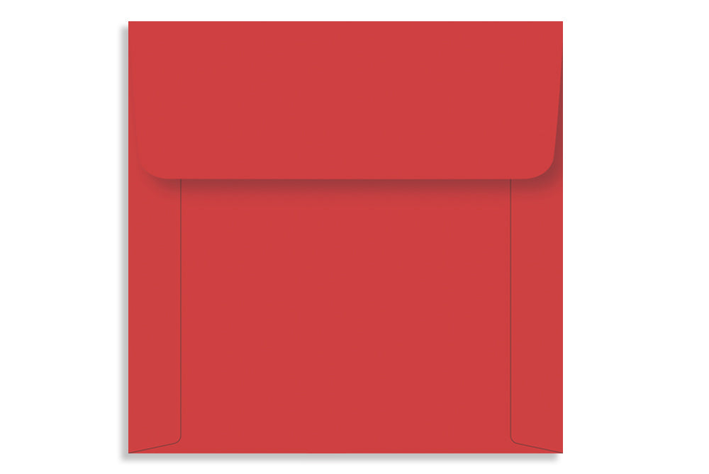 Real Red 15.24 x 15.24cm (6" x 6") 120 GSM Thick Pack of 50 Envelope SKU : ME-601