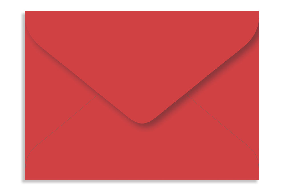 Real Red 19.05 x 13.97cm (7.5" x 5.5") 120 GSM Thick Pack of 50 Envelope SKU : ME-606