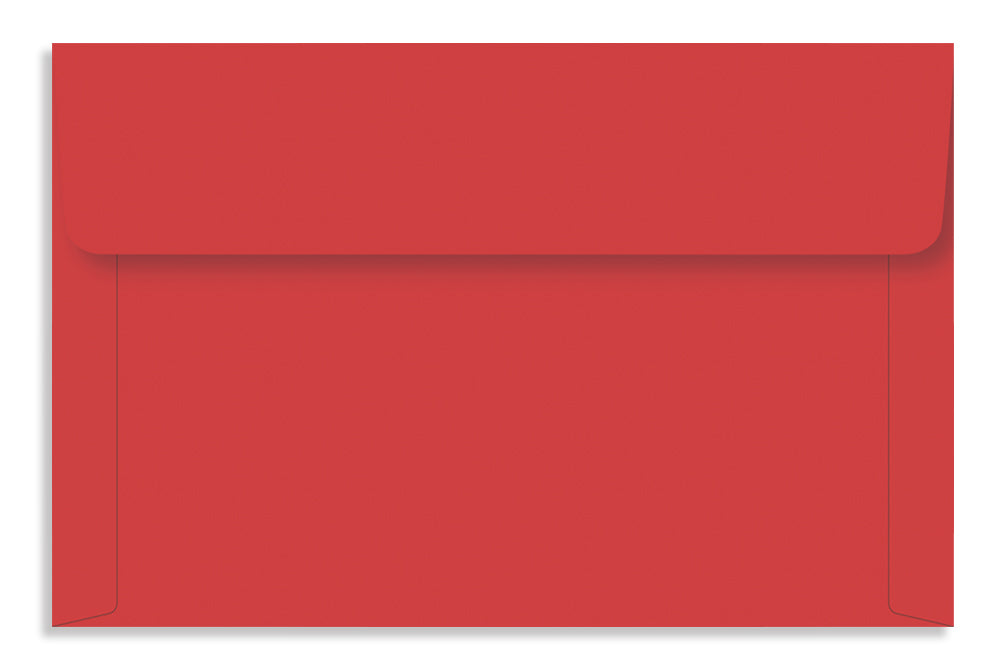 Real Red 21.59 x 13.97 cm ( 8.5" x 5.5") 120 GSM Thick Pack of 50 Envelope SKU : ME-615