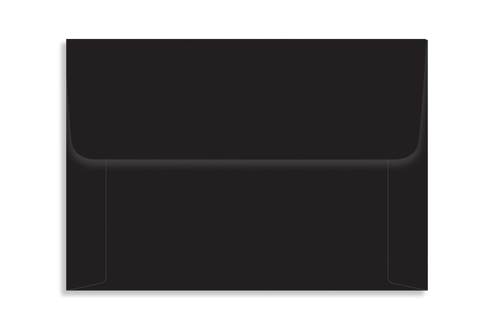 Jet Black 11.5 x 8 cm (4.5" x 3.125") 120 GSM Thick Pack of 50 Envelope SKU : ME-637