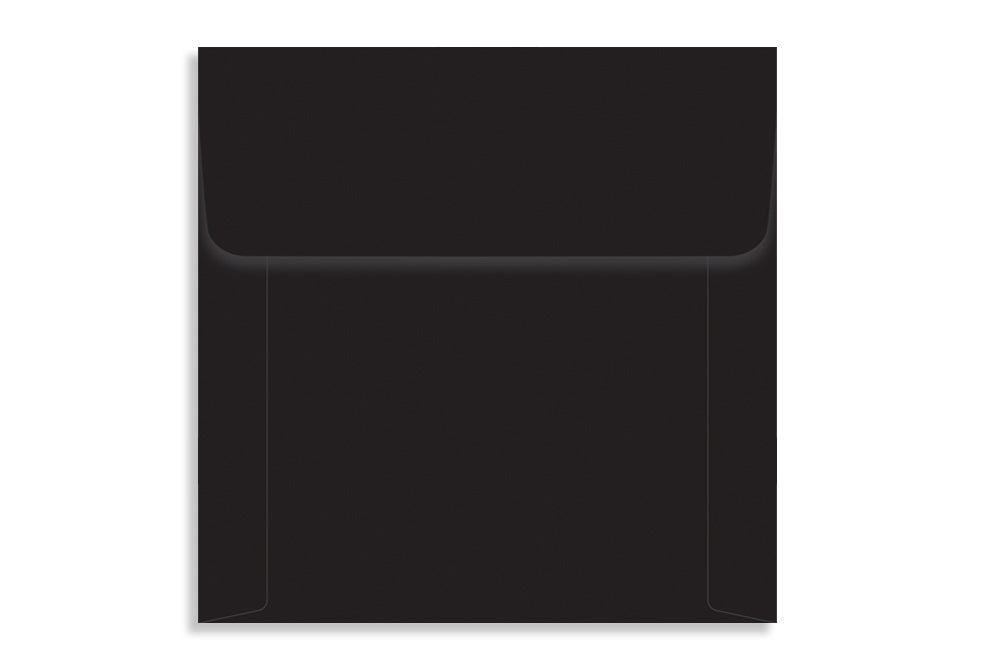 Jet Black 13.97 x 13.97cm (5.5" x 5.5") Square 120 GSM Thick Pack of 50 Envelope SKU : ME-640