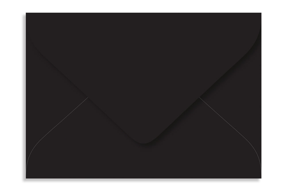 Jet Black 17.14 x 12.06cm (6.75" x 4.75") 120 GSM Thick Pack of 50 SKU : ME-644