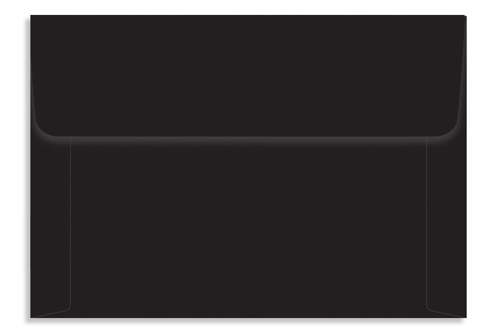 Jet Black 22.86 x 15.87cm (9" x 6.25") 120 GSM Thick Pack of 50 Envelope SKU : ME-649