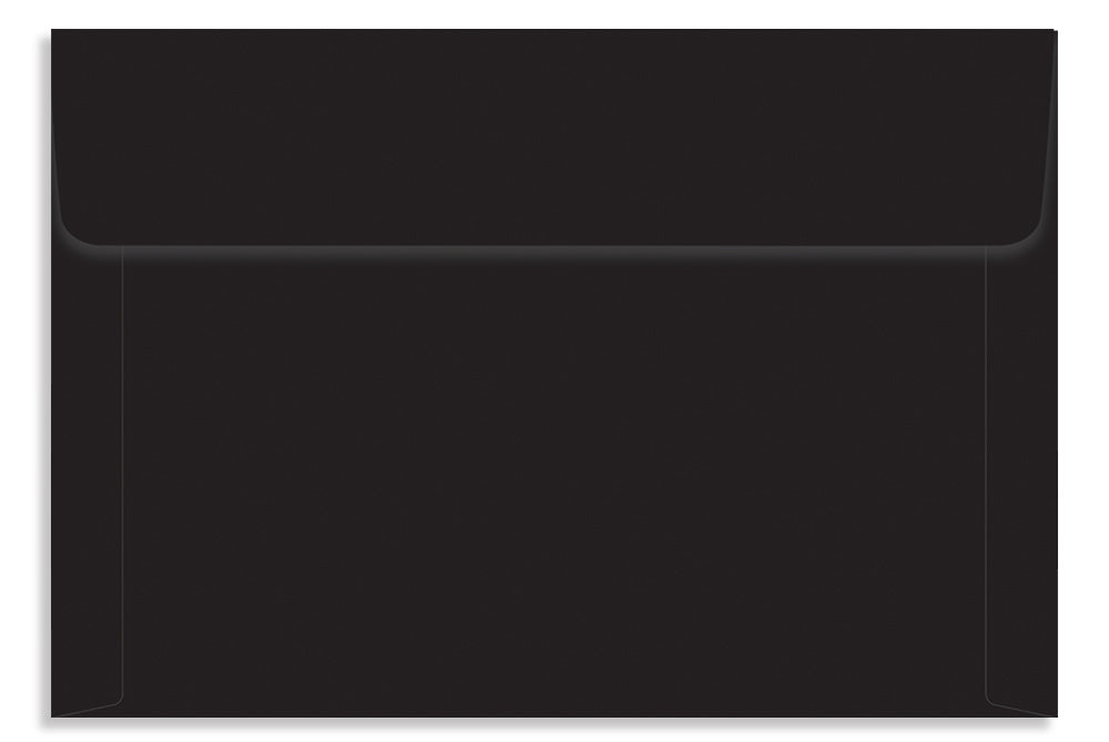 Jet Black 24.13 x 16.51cm (9.5" x 6.5") 120 GSM Thick Pack of 50 Envelope SKU : ME-654