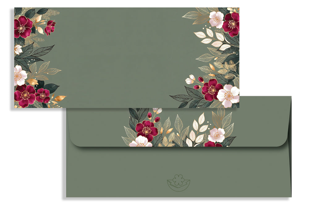 Digital Prints Gift Envelope Size : 7.25 x 3.25 Inch Pack of 10 Envelope ME-01126