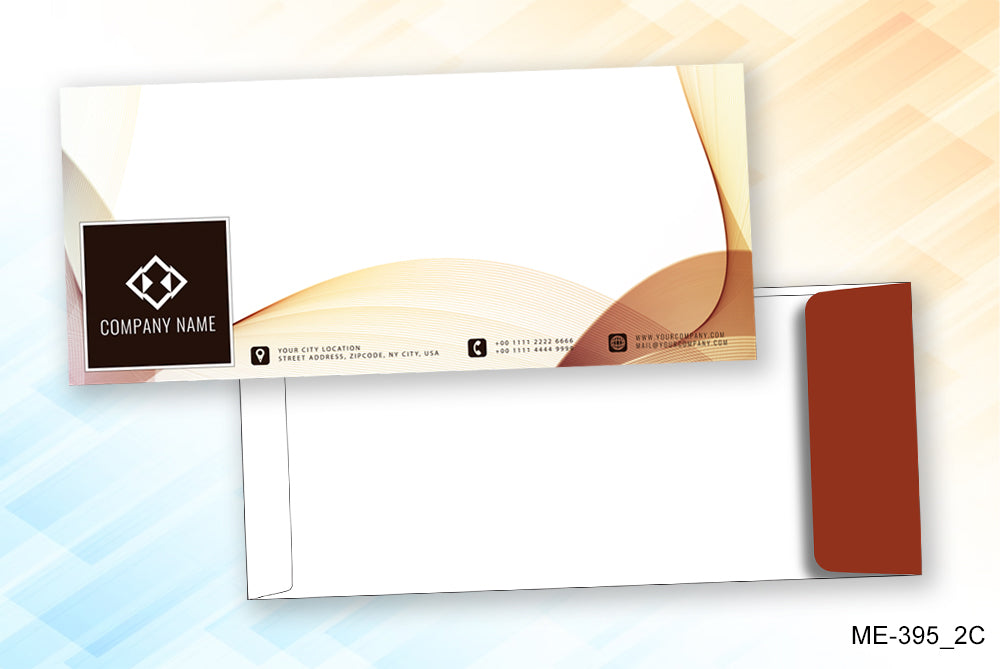 #10 Size : 9.5 x 4.125 Multi Colour Print 100 GSM Office Envelope 100 Piece Orientation : Vertical ME-395