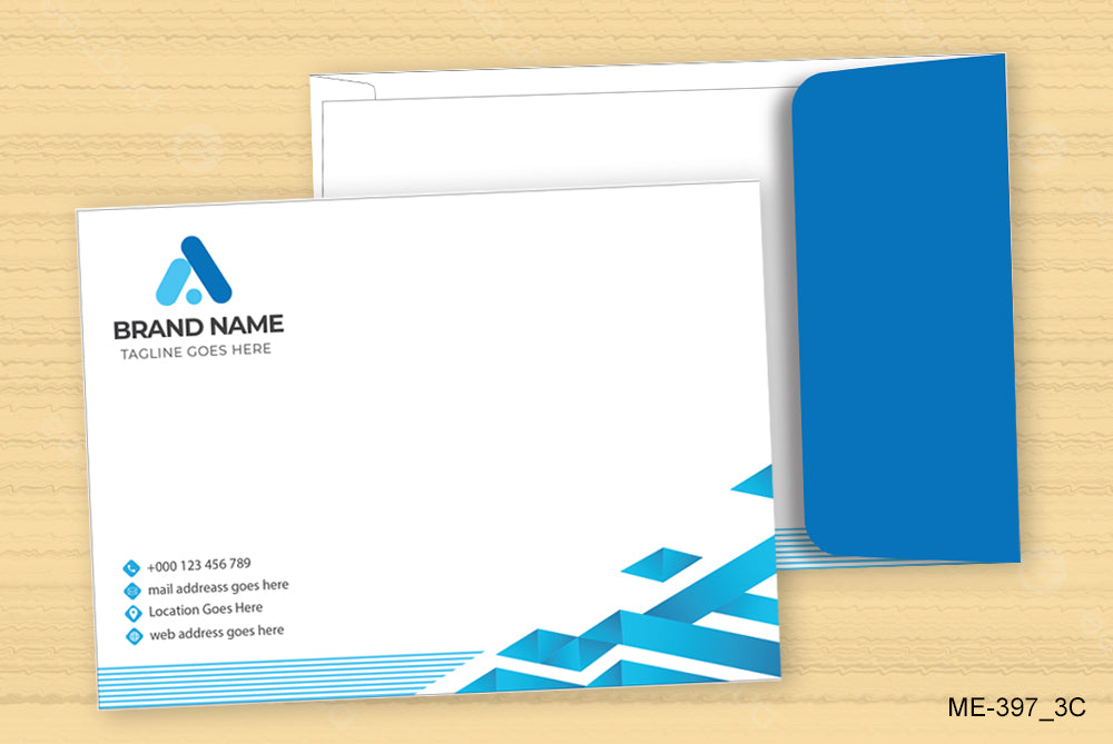 Size : 6.5" x 4.75" Inches Multi Colour Print 100 GSM Office Envelope 100 Piece Orientation : Vertical ME-397