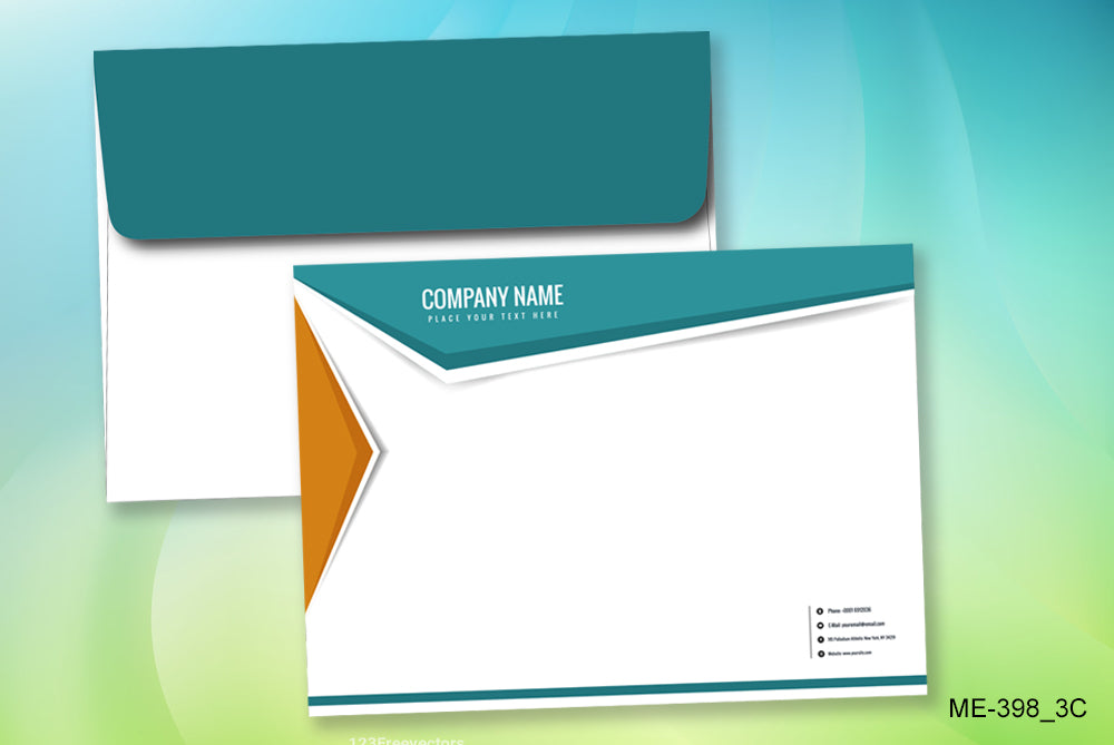 Size : 6.5" x 4.75" Inches Multi Colour Print 100 GSM Office Envelope 100 Piece Orientation : Horizontal ME-398