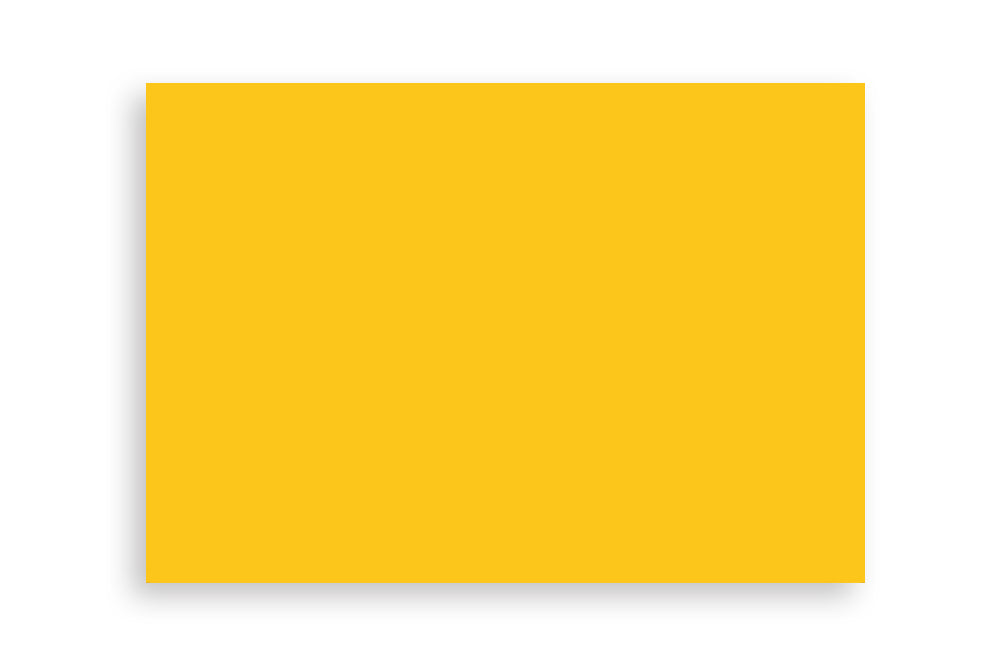 Bright Yellow 11.5 x 8 cm (4.5" x 3.125") 120 GSM Thick Pack of 50 Envelope SKU : ME-557