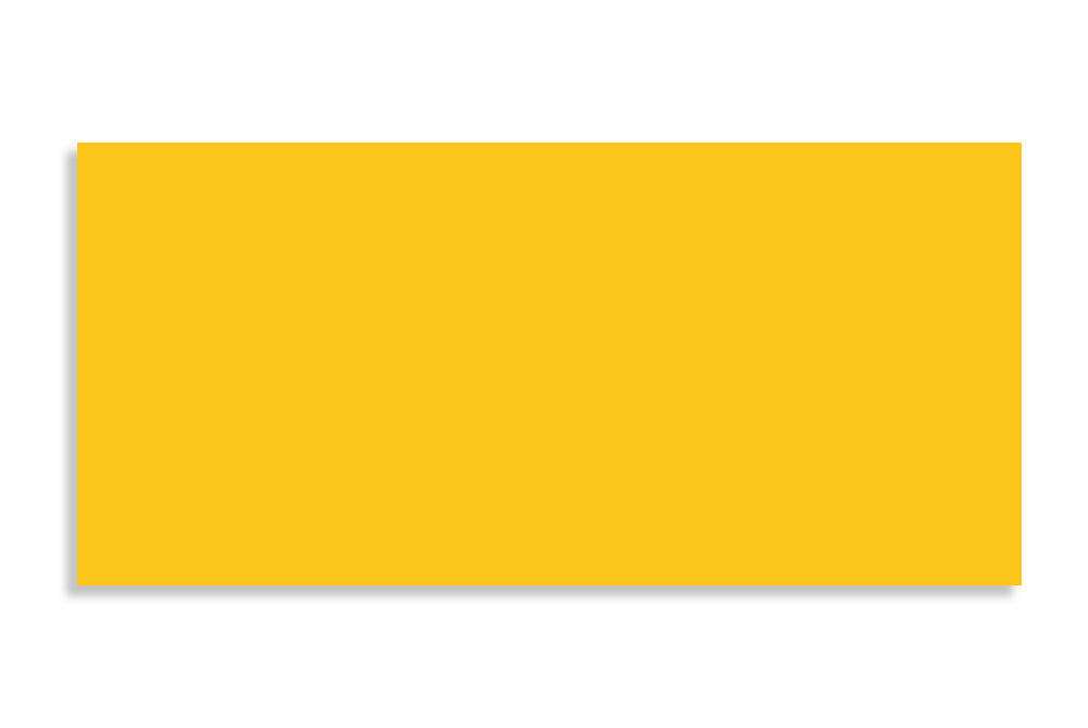 Bright Yellow 17.75 x 8.2 cm (7" x 3.250") 120 GSM Thick Pack of 50 Envelope SKU : ME-558