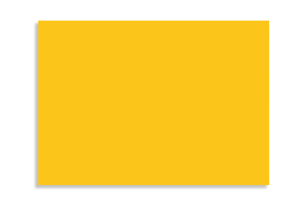 Bright Yellow 13.33 x 9.52cm (5.25" x 3.75") 120 GSM Thick Pack of 50 Envelope SKU : ME-559