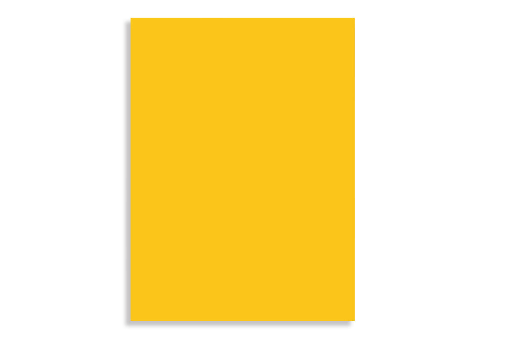 Bright Yellow 19.05 x 13.97cm (7.5" x 5.5") VERTICAL 120 GSM Thick Pack of 50 Envelope SKU : ME-567