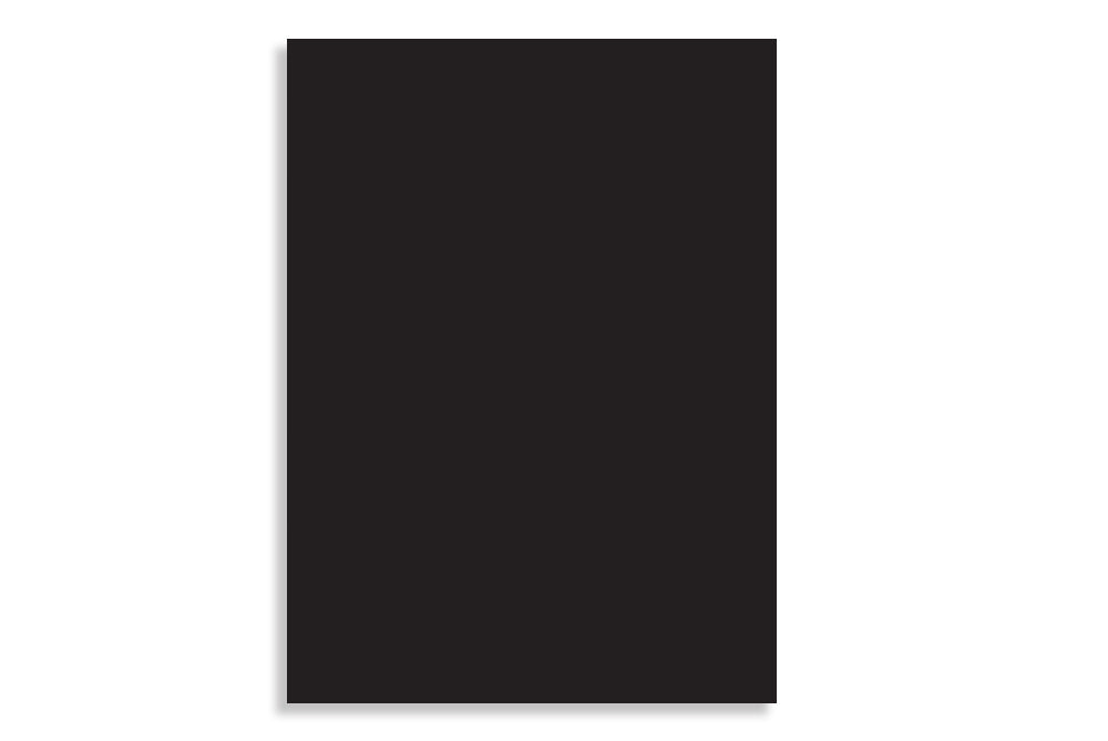 Jet Black 19.05 x 13.97cm (7.5" x 5.5") VERTICAL 120 GSM Thick Pack of 50 Envelope SKU : ME-647