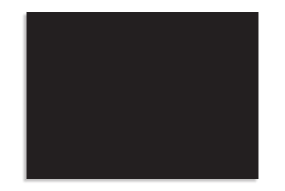 Jet Black 22.22 x 15.87cm (8.75" x 6.25") 120 GSM Thick Pack of 50 Envelope SKU : ME-648