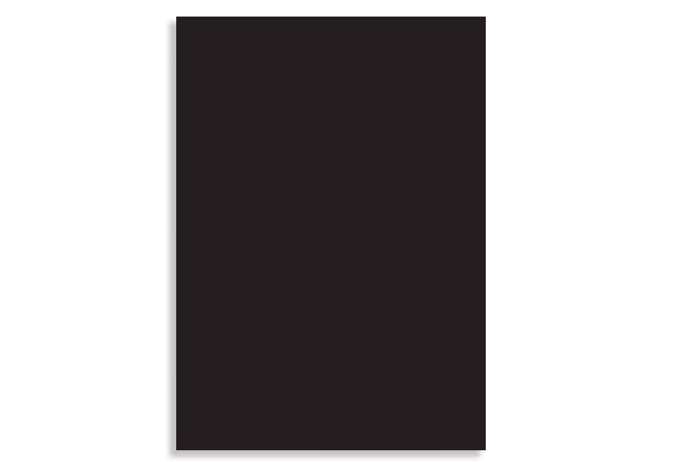 Jet Black 23.49 x 16.19cm (9.25" x 6.375") VERTICAL 120 GSM Thick Pack of 50 Envelope SKU : ME-650