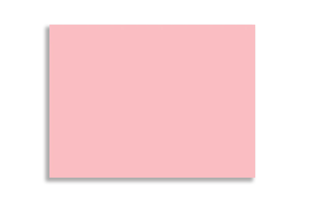 Rose Pink 14.60 cm x 10.80 cm (5.75" x 4.25") 120 GSM Thick Pack of 50 SKU : ME-678