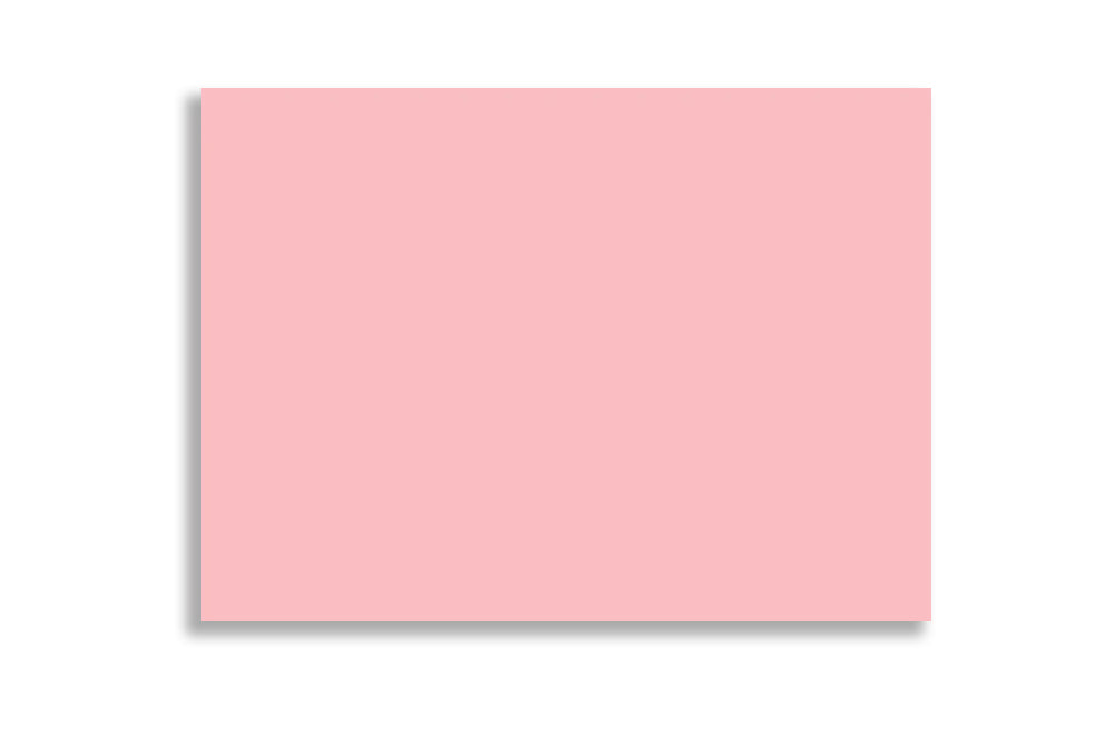 Rose Pink 18.09 cm x 13. cm (7.125" x 5.125") 120 GSM Thick Pack of 50 SKU : ME-683