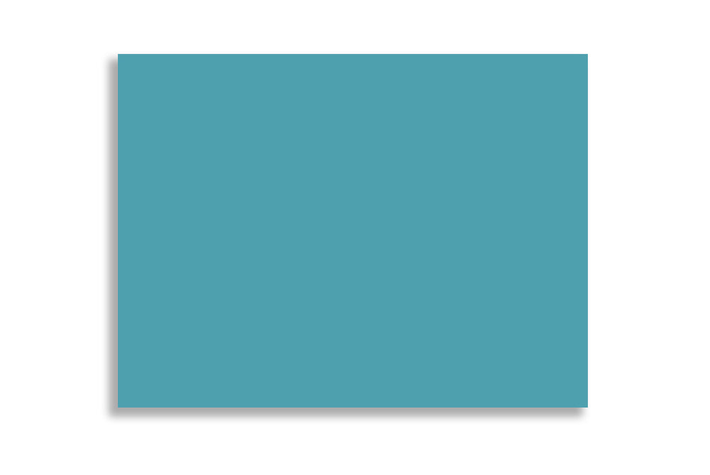 Turquoise Blue 14.60 cm x 10.80 cm (5.75" x 4.25") 120 GSM Thick Pack of 50 SKU : ME-738