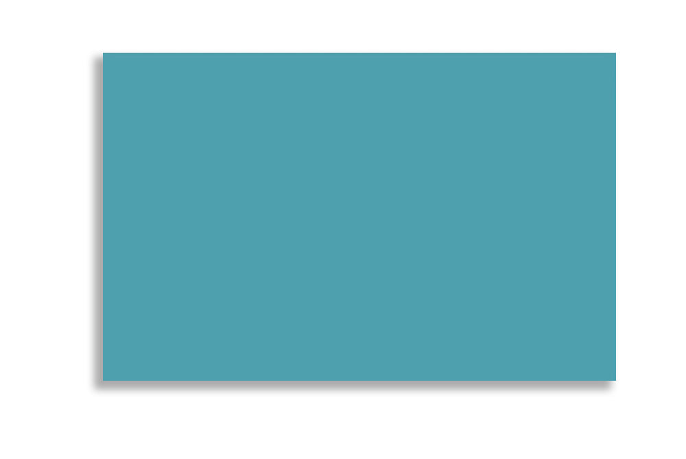 Turquoise Blue 20.63 cm x 13.5 cm (8.125" x 5.125") 120 GSM Thick Pack of 50 SKU : ME-742