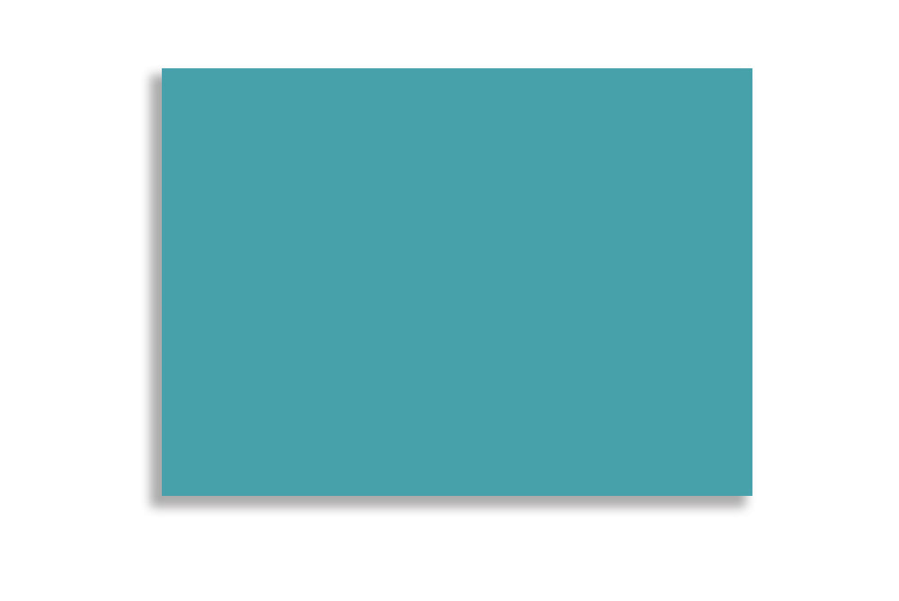 Turquoise Blue 18.09 cm x 13. cm (7.125" x 5.125") 120 GSM Thick Pack of 50 SKU : ME-743