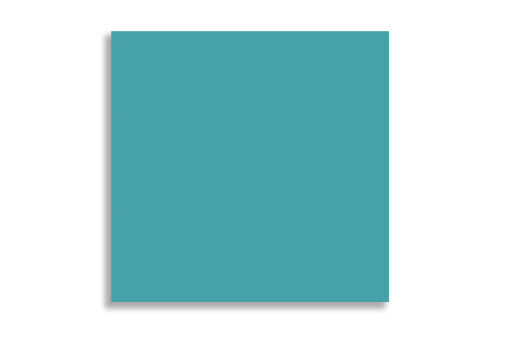 Turquoise Blue 14.6 cm x 14.6 cm (5.75" x 5.75") SQUARE 120 GSM Thick Pack of 50 SKU : ME-744