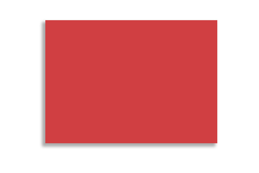 Real Red 18.09 cm x 13. cm (7.125" x 5.125") 120 GSM Thick Pack of 50 SKU : ME-753
